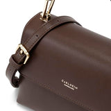 Carlheim, Gotland Genuine Leather collection, Grace Genuine Leather Handbag (Brown)