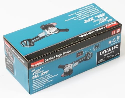 Makita DGA513Z Amoladora de ángulo 18 V (sin batería, sin Cargador)