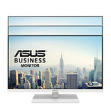 Asus VA24EQSB-W - Monitor Profesional de 23.8 Pulgadas, Full HD, IPS, Sin Marco, 75 Hz, Sincronización Adaptativa, Luz Azul Baja, Sin Parpadeos, Diseño Ergonómico, Montaje en Pared