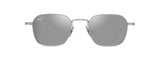 Maui Jim Mekala Sunglasses, Matte Silver, 48-21-145 Unisex Adulto