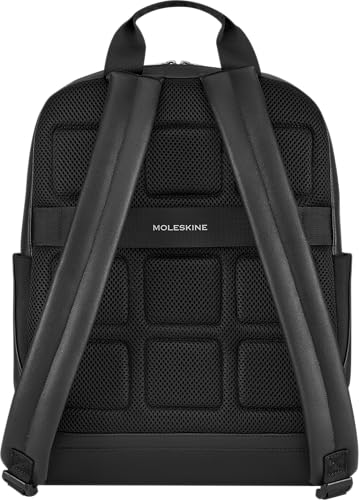Moleskine Mochila PRO, Colección Classic, Mochila Profesional Compatible ConTablet, iPad, Laptop Hasta 14", Dimensiones 30 x 41 x 12 cm, Color Negro