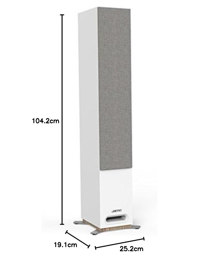 Jamo S 809 240W Blanco Altavoz - Altavoces (Alámbrico, 240 W, 37-26000 Hz, 8 Ω, Blanco)
