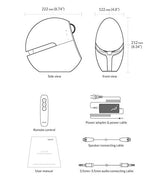 Edifier E25HD Luna Eclipse - Altavoces Bluetooth 4.0 con Mando a Distancia, Color Rojo