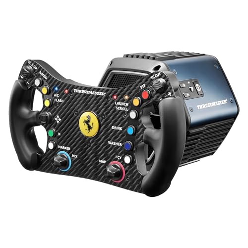 Thrustmaster Ferrari 488 GT3 Wheel Add-On, Aro de Volante de Carreras, PC, PS5, PS4, Xbox Series X|S, Xbox One, Con Licencia Oficial de Ferrari