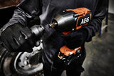 AEG - Aprietatuercas de impacto 18 V BRUSHLESS, 1220 Nm en apriete, 1627 Nm en aflojamiento, 3 modos + autostop, cuadrado 1/2", (sin bate. ni cargador) - BSS18HTF12BL-0