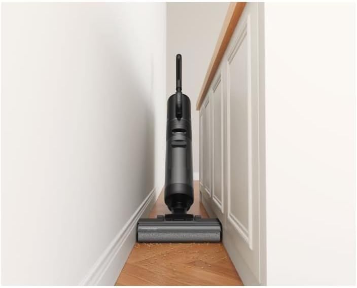 Dreame H12 Dual 4 en 1 Aspirador sin Cable, Aspirador Seco y Húmedo, Autolimpieza en un Solo Paso con Secado mediante Aire Caliente, Limpieza de Borde a Borde, App Limpieza Inteligente