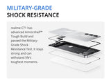 realme C71 4G Smartphone,6+128GB,Batería 6000 mAh,Carga 45W,Cámara AI de 50MP,RAM dinámica de 24 GB,120 Hz,Resistencia a Impactos de Nivel Militar,Resistencia al Agua a Diario,Verde(Sin Adaptador)
