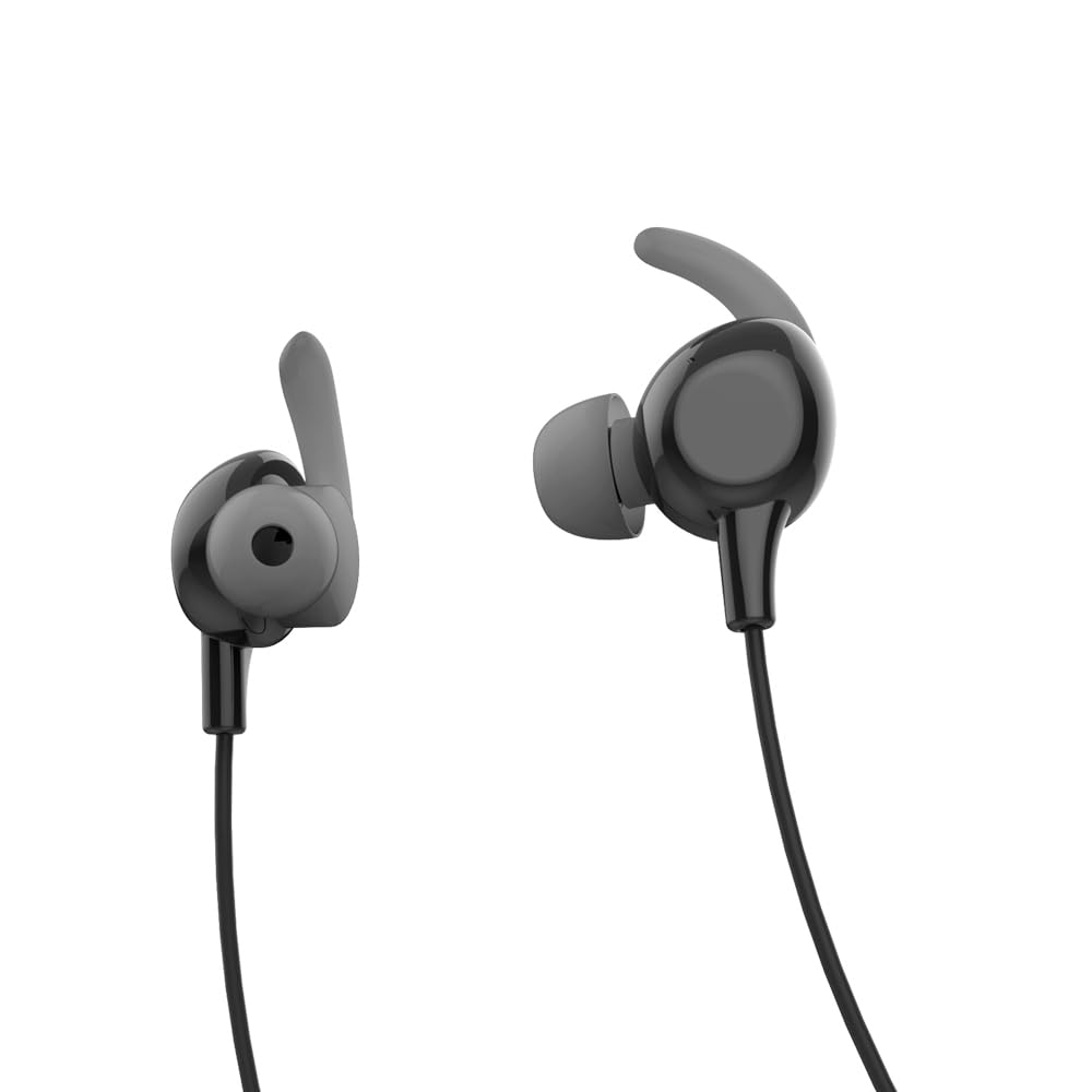Woxter Airbeat ANC - Auriculares inalámbricos, CANCELACIÓN DE RUIDO ACTIVA, INMERSIVOS, Bluetooth, Batería, Botones de control, Función manos libres, color negro