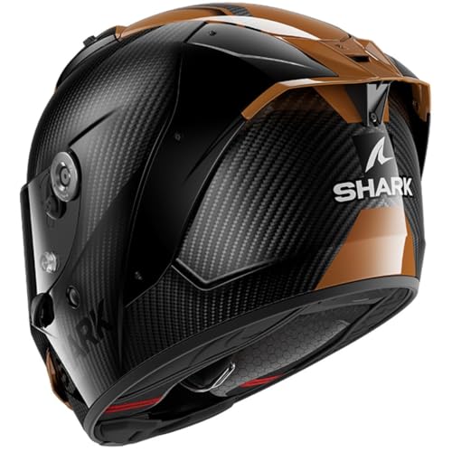 SHARK, Casco Moto Integral AERON CARBON SKIN Cupper Carbon DCD, XS