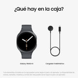 Samsung Galaxy Watch8, 40mm, Bluetooth, Galaxy AI, Smartwatch, Procesador 3 NM, Asistente de Salud y Sueño, Seguimiento Deportivo, Garantía 3 Años + 1 año Extra, Gris Oscuro (Versión Española)