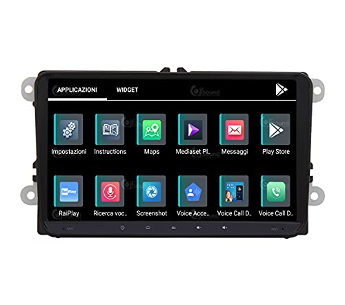 Radio de Coche para Volkswagen Golf Sharan Tiguan Android GPS Bluetooth WiFi USB Dab+ Touchscreen 9" 8core Carplay AndroidAuto
