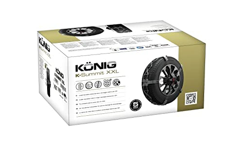 KÖNIG K-SUMMIT XXL K67 - Cadenas para la nieve, 2 piezas