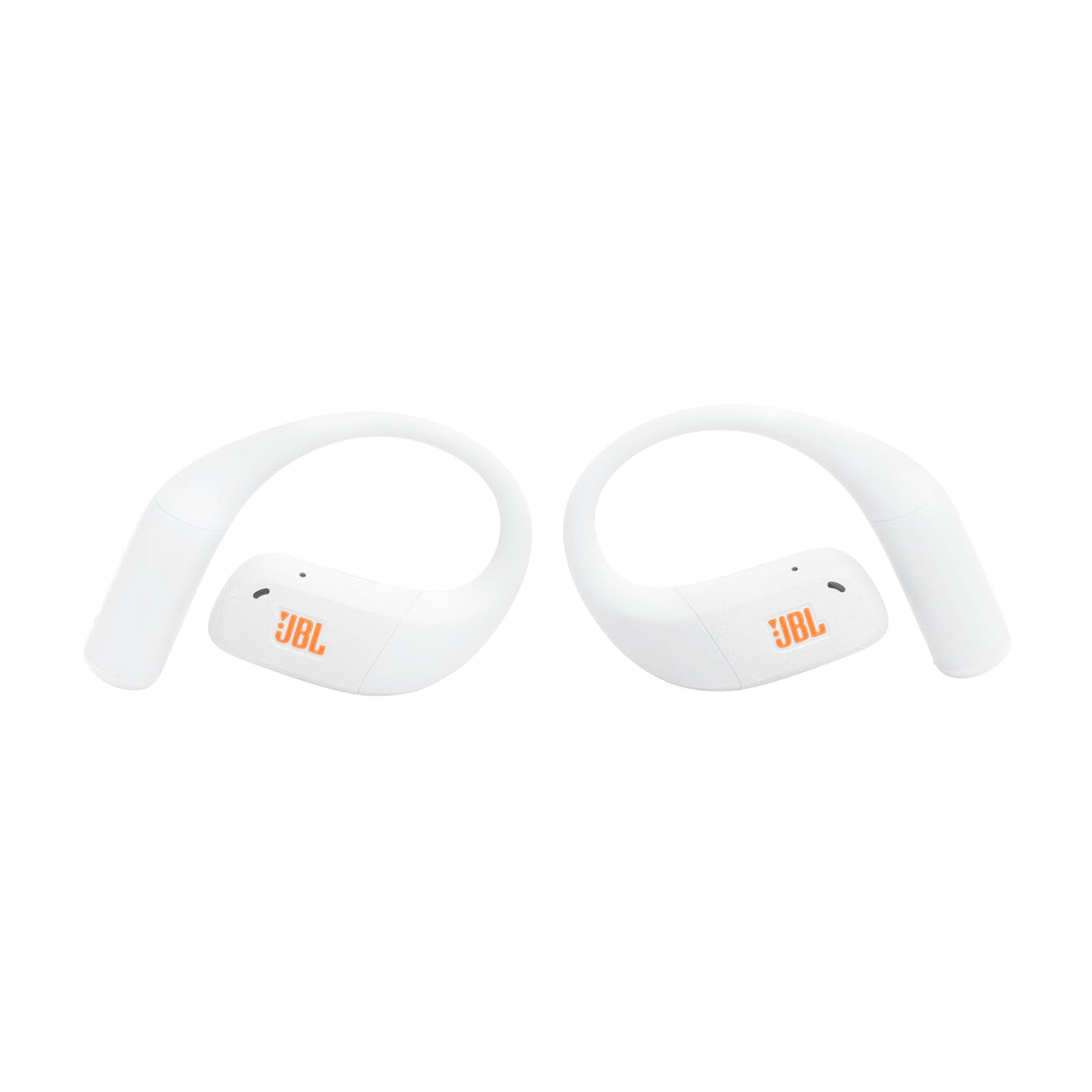 JBL Endurance Zone Auriculares Deportivos inalámbricos Abiertos True Wireless, diseño ergonómico de Gancho, OpenSound, 32 h de autonomía, Resistencia IP68, Google Finder, Blanco