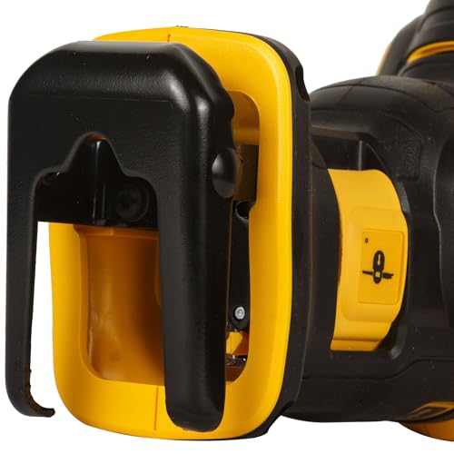 DEWALT DCS367NT-XJ, Sierra Sable Compacta sin Escobillas XR 18V, velocidad de 2900 rpm, corte de madera 300mm, Corte de acero 100mm, sin cable, con luz LED, Maletín TSTAK II