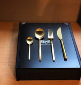 Mepra 108822039 - Juego de cubertería, Color Dorado
