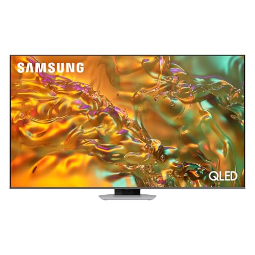 SAMSUNG TV QLED 4K 2024 55Q80D Smart TV de 55" con Imagen y Sonido mejorados, Mayor Control del Color con Full Array, el Mejor Smart TV y Escucha Todos los Altavoces con Q-Symphony