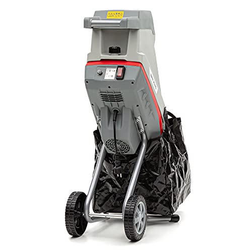 IKRA trituradora de Cuchillas eléctrica IMH 2500, Incl. 2X Cuchillas de Repuesto, Saco coletor y Gafas de Seguridad