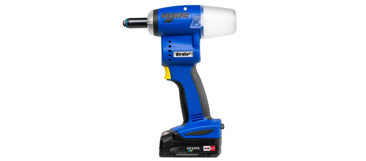 Gesipa Birdie 1746719 - Remachadora sin batería ni cargador en L-Boxx, 10 kN, para remaches ciegos de hasta 5 mm de diámetro, aluminio hasta 6 mm de diámetro