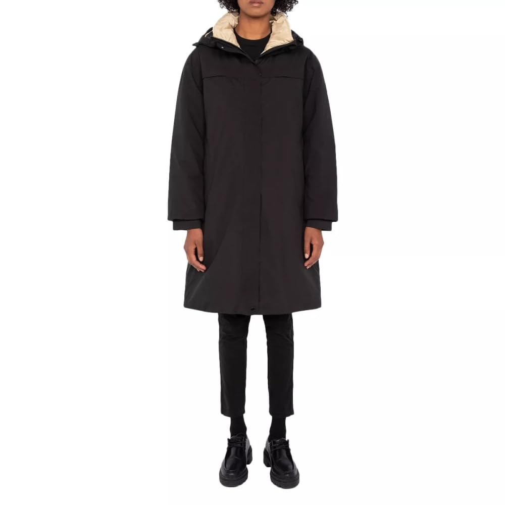 Schott NYC Aspenw Chaqueta, Negro, M para Mujer