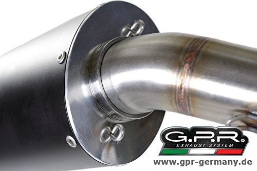 Gpr y.120.Cuerda Par terminales omologati con racor para Yamaha FJR 1300 2006/16, Furore negro