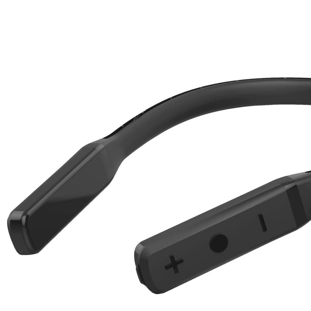 Woxter Airbeat ANC - Auriculares inalámbricos, CANCELACIÓN DE RUIDO ACTIVA, INMERSIVOS, Bluetooth, Batería, Botones de control, Función manos libres, color negro