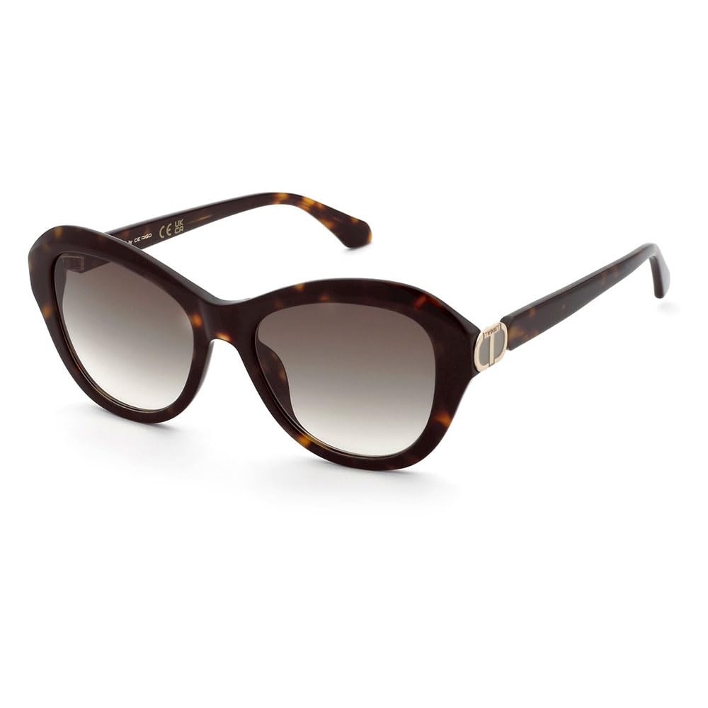 Twinset, SUNGLASSES, STW097-54-04BL, DARK HAVANA, Female