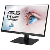 ASUS VA27EQSB - Monitor Eye Care (27 Pulgadas, Full HD, IPS, sin Marco, 75 Hz, Adaptive-Sync, luz Azul de Baja Intensidad, antiparpadeo, diseño ergonómico, Puede montarse en la Pared)