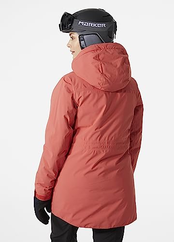 Helly-Hansen Womens W Nora Long Insulated Jacket, Rojo, XS