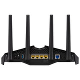 ASUS RT-AX82U V2, Router Gaming AX5400 WiFi 6 extensible de dos bandas, puerto para juegos, modo Mobile Game, Aura RGB, compatible con PS5, seguridad de red, Instant Guard, VPN, compatible con AiMesh