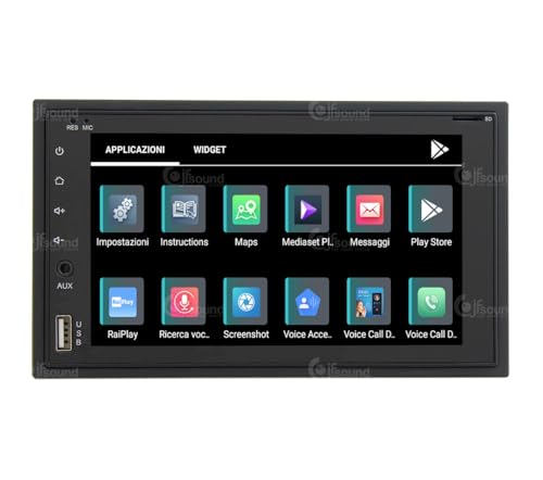 Radio de Coche universales 2 DIN Android GPS Bluetooth WiFi USB Dab+ Touchscreen 6.2" 8core Carplay AndroidAuto