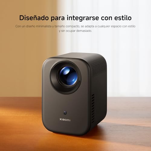 Xiaomi L1 Proyector Inteligente 1080P con Google TV & Netflix, Portátil Cine en Casa, Enfoque Auto & Keystone, HDR10/HLG, Pantalla 120", WiFi 5G Bluetooth, Audio Dolby, Proyector Exterior
