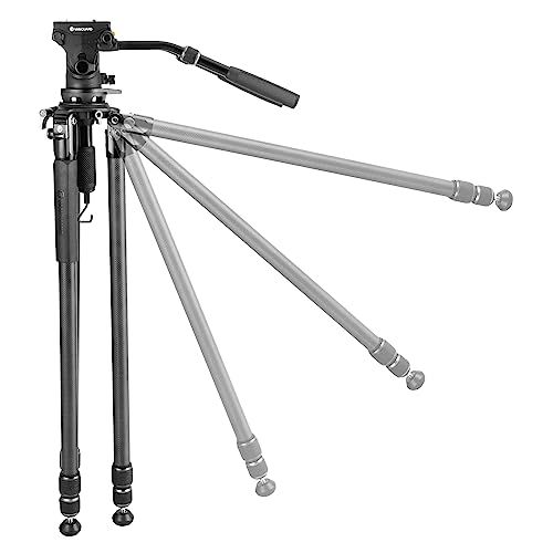Vanguard Alta Pro 3VRL 303CV20 - Trípode con rótula de vídeo de Fibra de Carbono