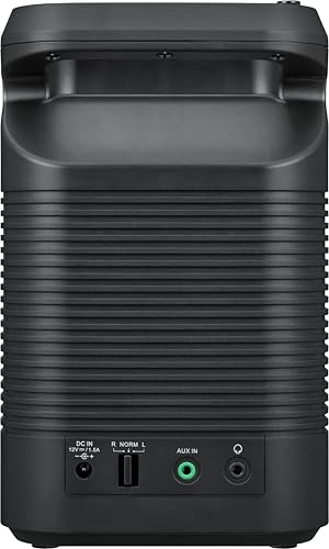 Sangean WFS58 Dab+ Radio | FM | WiFi y Altavoz Bluetooth | Radio de Internet portátil con NFC | WiFi | Negro