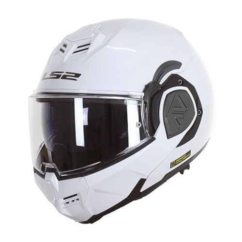 LS2, Casco Moto Modular ADVANT SOLID White, S