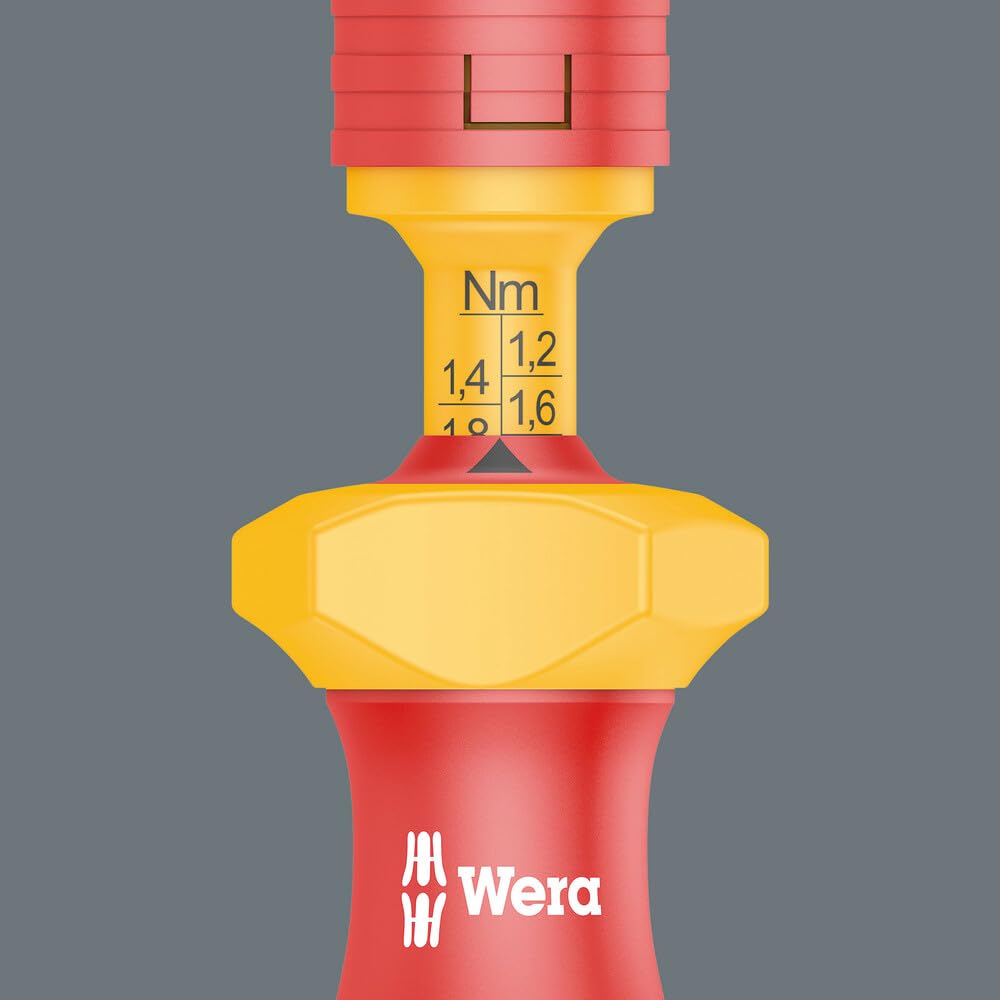 Wera 05006605001 Kraftform Kompakt VDE 15 Torque 1,2-3,0 Nm extra slim 1 Tool Finder, 15 piezas