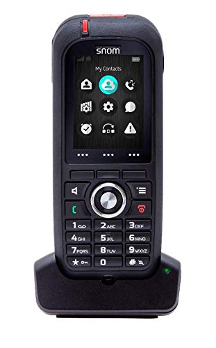 Snom M80 Terminal de teléfono DECT Identificador de Llamadas Negro M80, Negro, LCD, 5,08 cm (2"), 240 x 320 Pixeles, 262144 Colores, Ión de Litio
