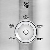 WMF Lono - Espumador de leche de cristal eléctrico, 150-250 ml, 650 W, batidora de frape, pantalla táctil, para espuma de leche caliente y fría, leche caliente, calentador de leche, cacao, chocolate