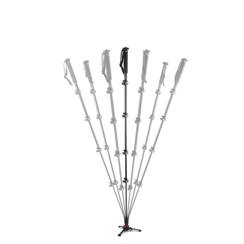 MANFROTTO Monopode Carbone MVMXPROC5 Avec FLUIDTECH Base