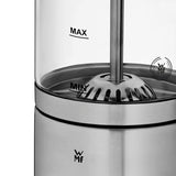 WMF Lono - Espumador de leche de cristal eléctrico, 150-250 ml, 650 W, batidora de frape, pantalla táctil, para espuma de leche caliente y fría, leche caliente, calentador de leche, cacao, chocolate