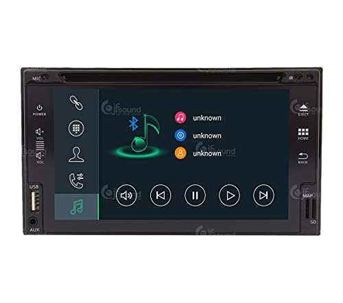 Radio de Coche universales 2 DIN Android GPS Bluetooth WiFi USB Dab+ Touchscreen 6.2" 8core Carplay AndroidAuto DVD