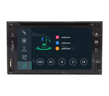 Radio de Coche universales 2 DIN Android GPS Bluetooth WiFi USB Dab+ Touchscreen 6.2" 8core Carplay AndroidAuto DVD
