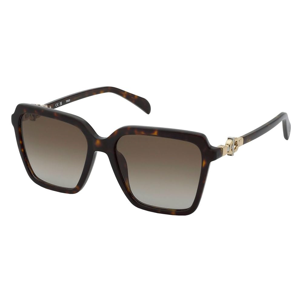Tous, SUNGLASSES, STOC74-56-0743, SHINY BROWN/YELLOW HAVANA, Female