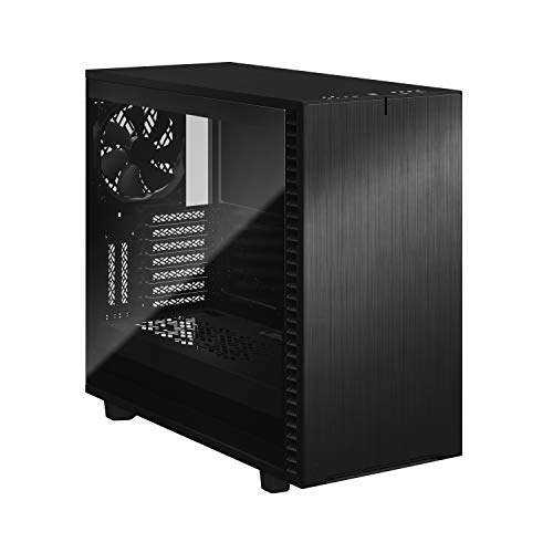 Fractal Design Define 7 Black Brushed Aluminum/Steel E,ATX Silent Modular Dark Tempered Glass Window Mid Tower Computer Case