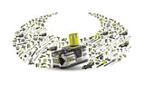 RYOBI 18V ONE+ Trio – Taladro Percutor, Atornillador Impacto y Amoladora Angular – Incluye 3 Herramientas, 2 Baterías y Cargador