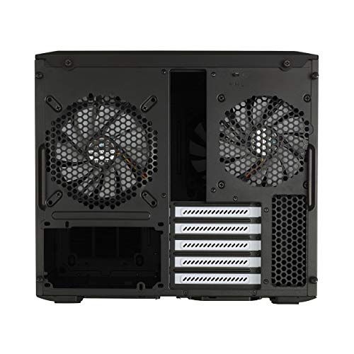 Fractal Design Node 804, Caja de Ordenador de sobremesa, Negro