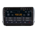 Radio de Coche para Peugeot 2008 208 Android GPS Bluetooth WiFi USB Dab+ Touchscreen 10" 4core Carplay AndroidAuto
