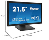 iiyama, Monitora T2234MSC-B1S-21.5",IPS.1980x1080,1A1H1DP