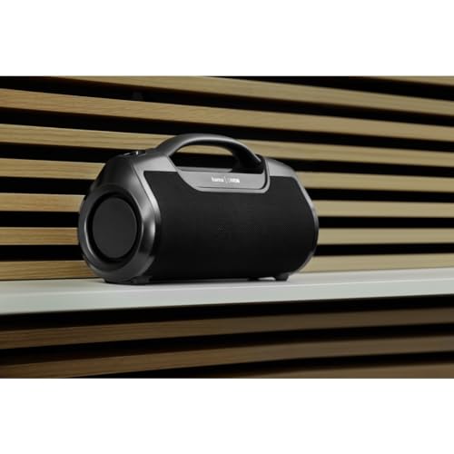 Hama Altavoz Bluetooth, Exterior, 60 W (Resistente al Agua IPX6, 12 Horas de duración de la batería, Pro Sound, Powerpack, Bluetooth USB, Caja de música Bluetooth, Caja de Fiesta Bluetooth, Altavoz
