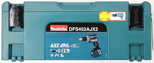 Makita DFS452AJX2 Destornillador placas yeso Batería 18V 2x2.0 AhmAKPAC