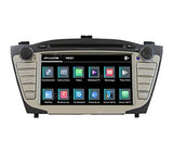 Autorradio de Ajuste Personalizado para Hyundai IX35 Android GPS Bluetooth WiFi Dab USB Pantalla táctil Full HD 7" procesador de 8 núcleos y comandos de Voz
